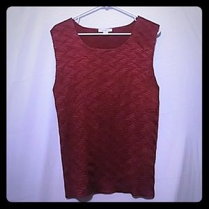 Dress barn red blouse